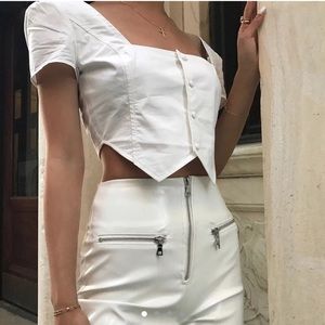 I AM GIA white top 🕊